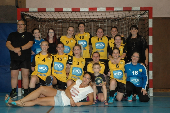 Les filles de l’US Vizille Handball Championne de l’Isère